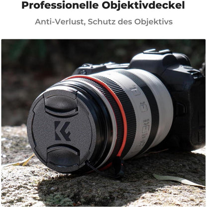 52mm UV Filter mit Objektivdeckel, Reinigungstuch