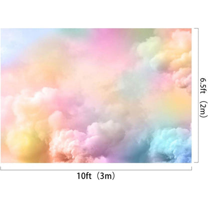 Fotografie Hintergrund 3x2m Wolkenhimmel Mikrofaser