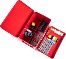 Theo&Cleo Medizin Box Metall Erste Hilfe Koffer 32x19x20cm