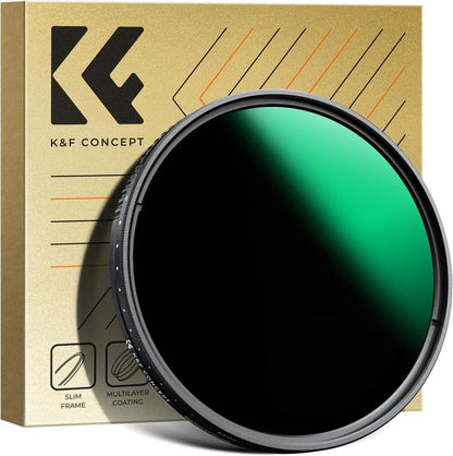 Variabler ND Filter ND3-ND1000 67mm Graufilter für Profis