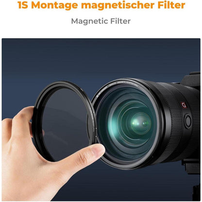 Magnetischer variabler Graufilter ND2-32 (1-5 Stop) mit Schnellwechsel-Adapter