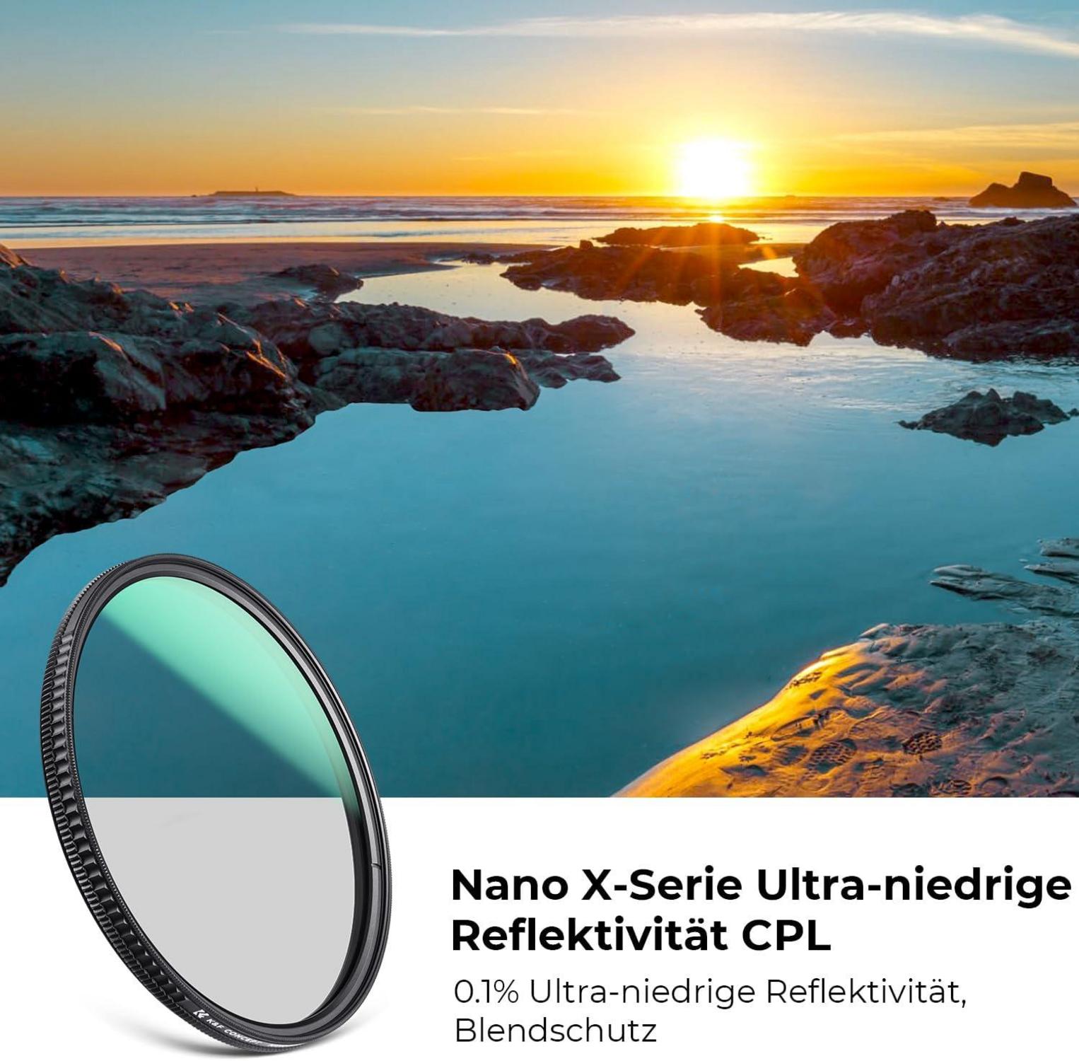 77mm CPL Filter Polfilter Nano-X Serie mit