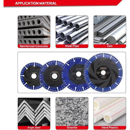 Diamant-Trennscheiben 400mm Allzweck für Stahlbeton, Metall, PVC