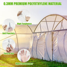 KAHEIGN Gewächshausfolie 2x10m Transparent Extra Dick 250Mu