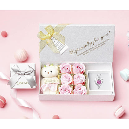 Silber Herz Kette Damen "I love you" Gravur & Unendlichkeitszeichen