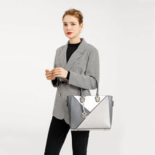 Miss Lulu Geometrische Handtasche Damen mit Ombre Farbe