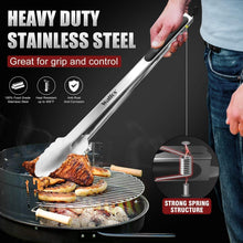 Walfos Küchenzange 43cm Grillzange Premium-Edelstahl