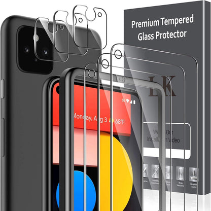 Panzerfolie Google Pixel 5 Schutzfolie 9H+ Härte HD Klar Blasenfrei