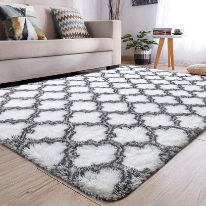 Hochflor Teppich Shaggy Langflor Flauschig Schlafzimmer Wohnzimmer
