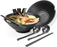 Japanische Ramenschale Set mit Stäbchen & Löffel 1000ml