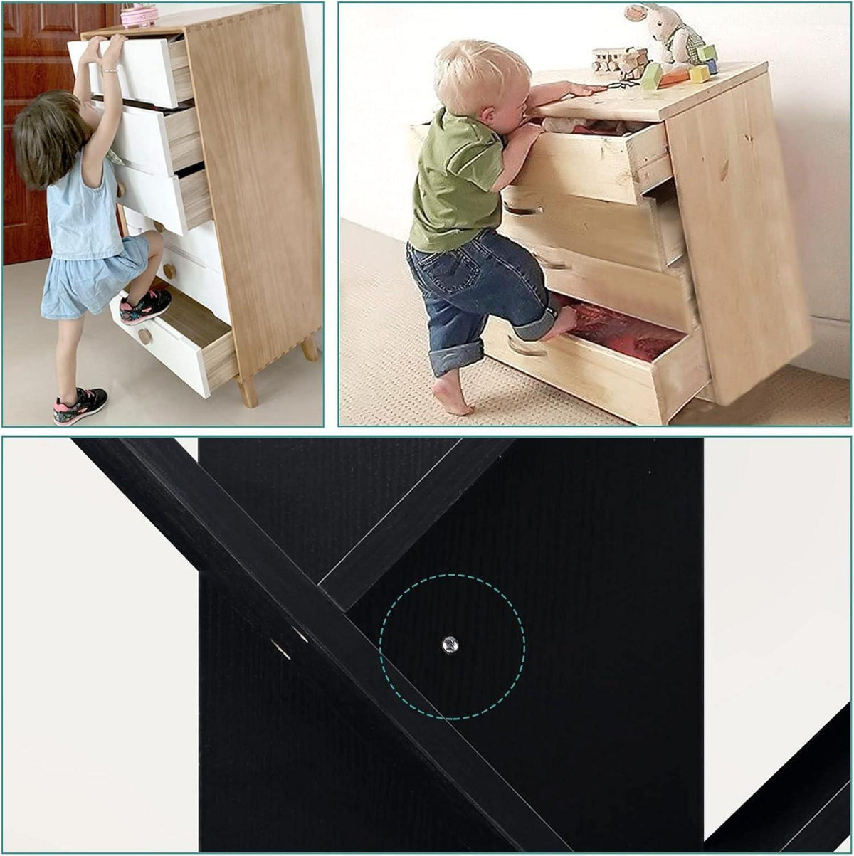 Bücherregal mit 9 Ebenen Holz Industrielle Standregal Organizer