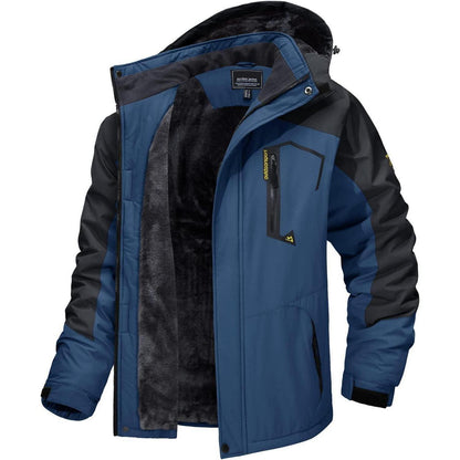 Herren Winter Skijacke Fleece Gefüttert Outdoor Softshell