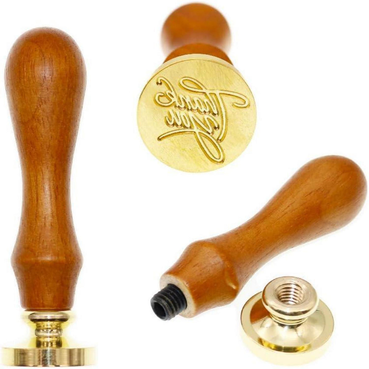 Wachssiegel Stempel Set mit Wachsperlen & Zubehör