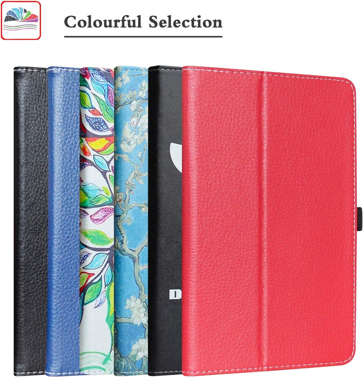 TECLAST P20HD M40 Pro Tablet Hülle Blau 10.1 Zoll PU Leder Case Standfunktion