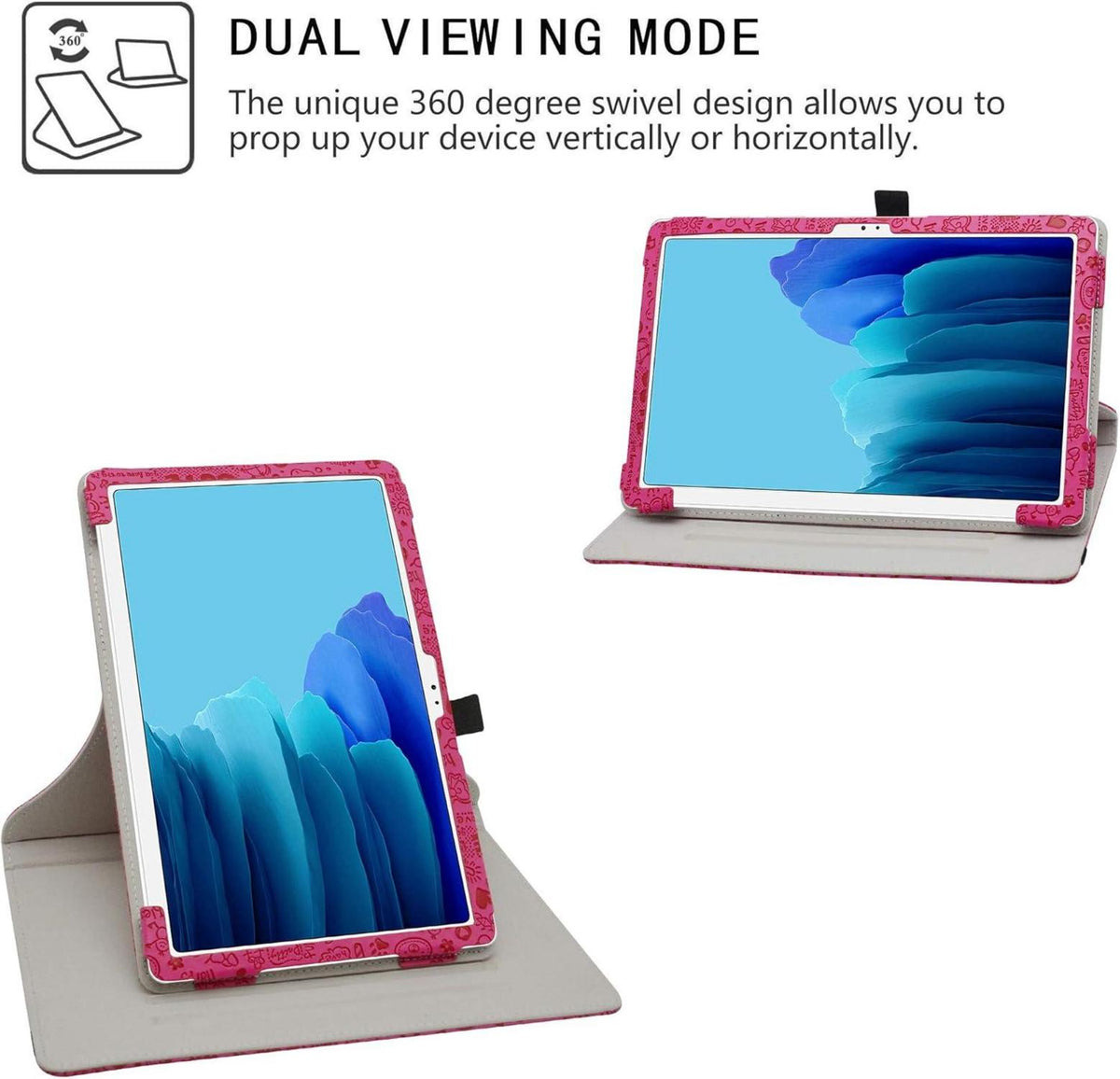 Schutzhülle für Samsung Galaxy Tab A7 10.4 T500 T505 - Rotierendes