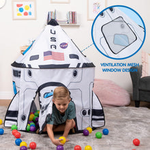 JOYIN Raketen Kinderzelt Indoor Outdoor Weltraumzelt Tragbar