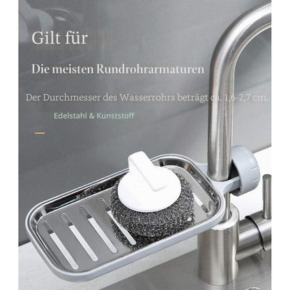 Duschregal ohne Bohren, Grau & Schwarz