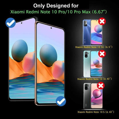 Schutzfolie und Kamera Schutzfolie für Xiaomi Redmi Note 10