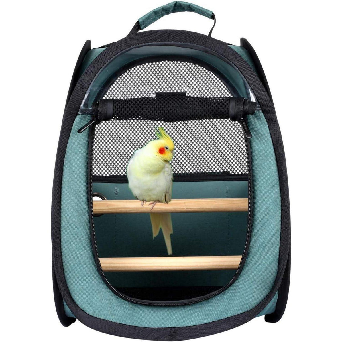 Vogel-Reisetasche atmungsaktiv mit Sitzstange