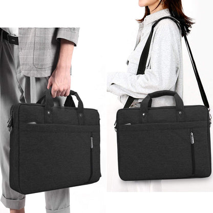 17-17,3 Zoll Laptoptasche mit Zubehörtasche und Trolley-Riemen