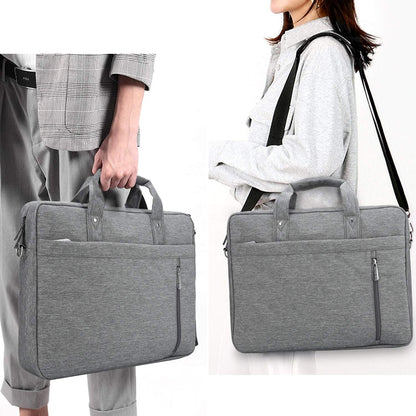Laptoptasche 15-15,6 Zoll Aktentasche Notebooktasche Business Grau