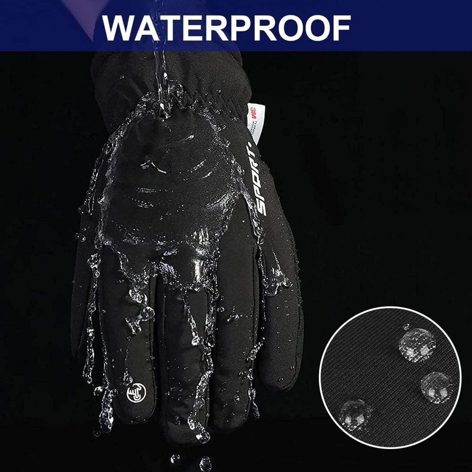 Wasserdichte Winterhandschuhe Thinsulate Warm Touchscreen XL