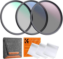 Filter Set K-Serie 58mm: UV, CPL, ND4 Slim & leicht, Japanisches Glas