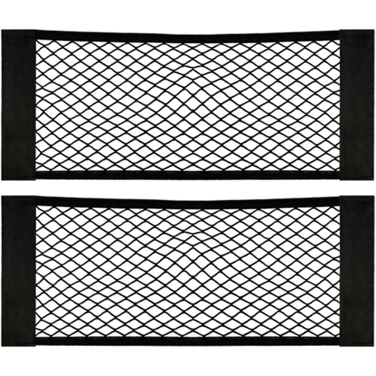 Kofferraumnetz 2 Stück, elastisch, 60x25cm, Auto Aufbewahrung