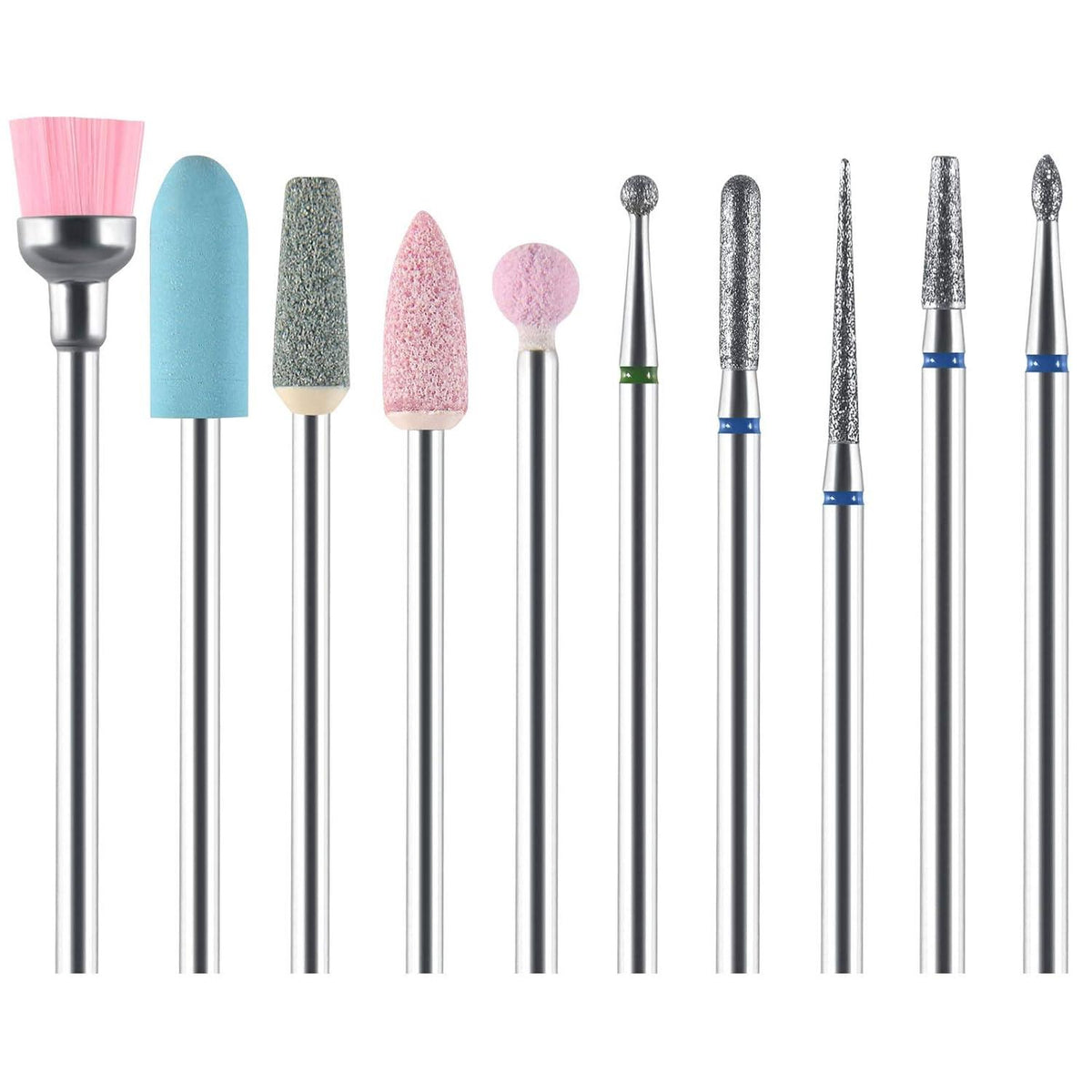 10 Elektrische Nagelfräser Bits Set Professionell Nagelhaut
