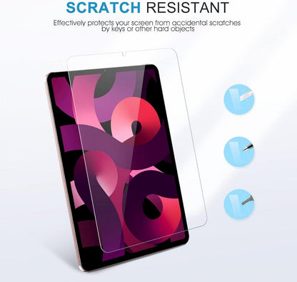 Schutzfolie für iPad Air 5. und 4. Generation 10,9 Zoll, HD Transparent, Kratzfest
