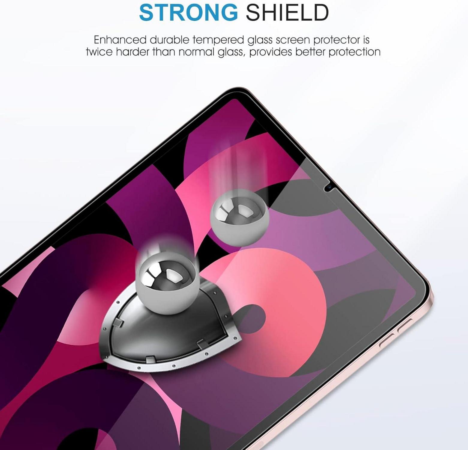 Schutzfolie für iPad Air 5 2022 & 4 2020, 2er Pack, HD, 10,9 Zoll, dünn