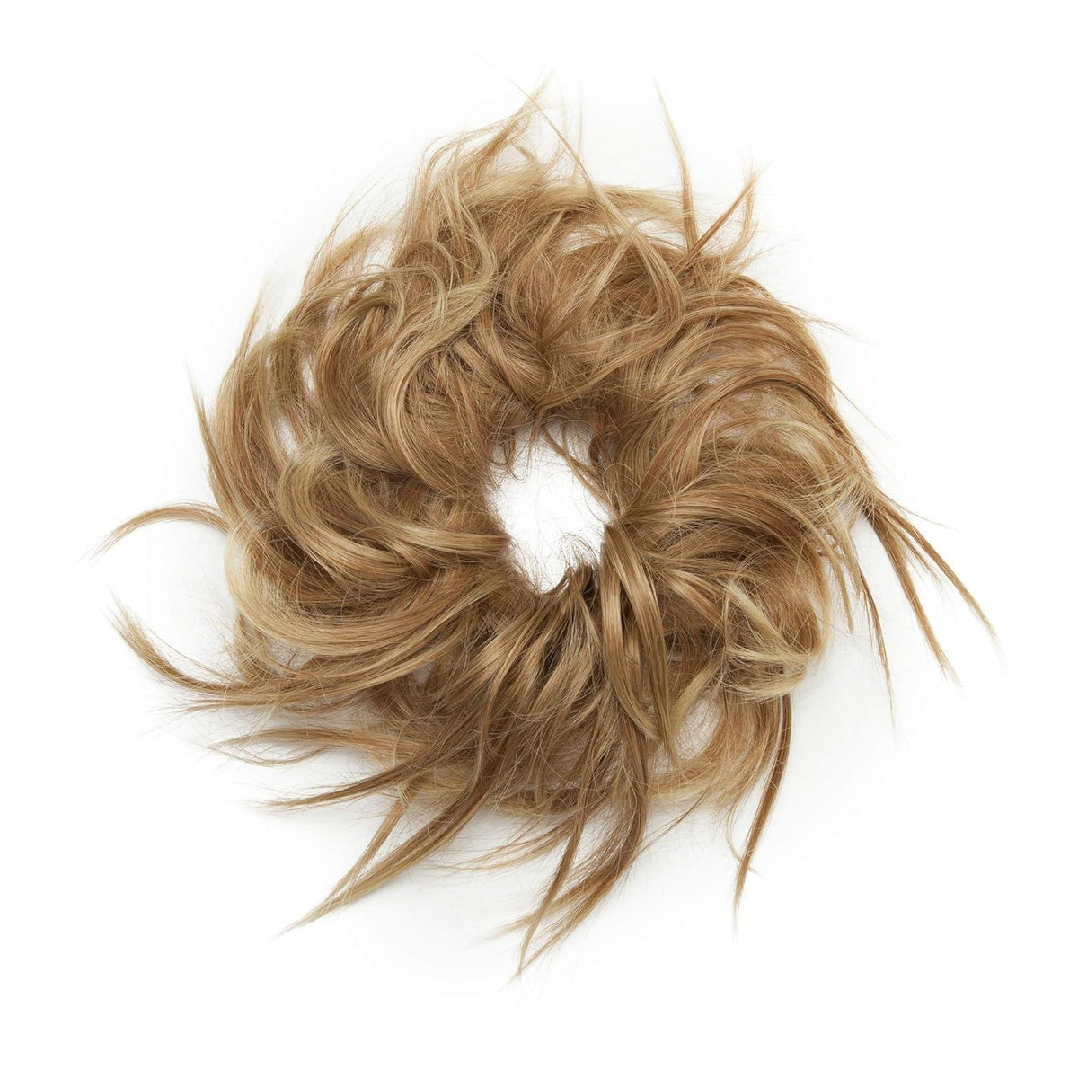 Unordentlicher Dutt Haargummi – Hellbraun Dunkelblond Mix