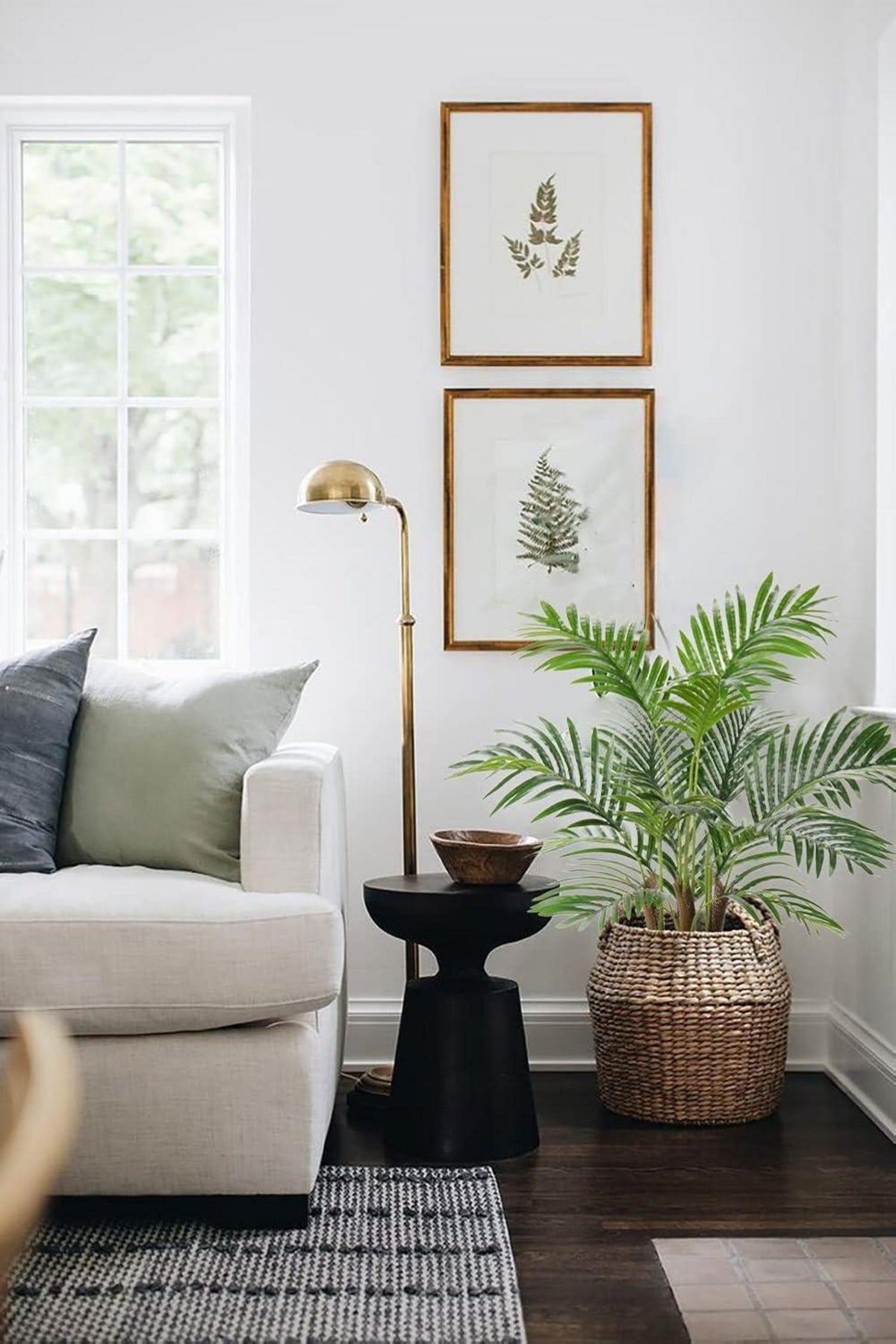 Künstliche Palme Deko Pflanze Kunstpflanze Naturgetreue Optik 70cm