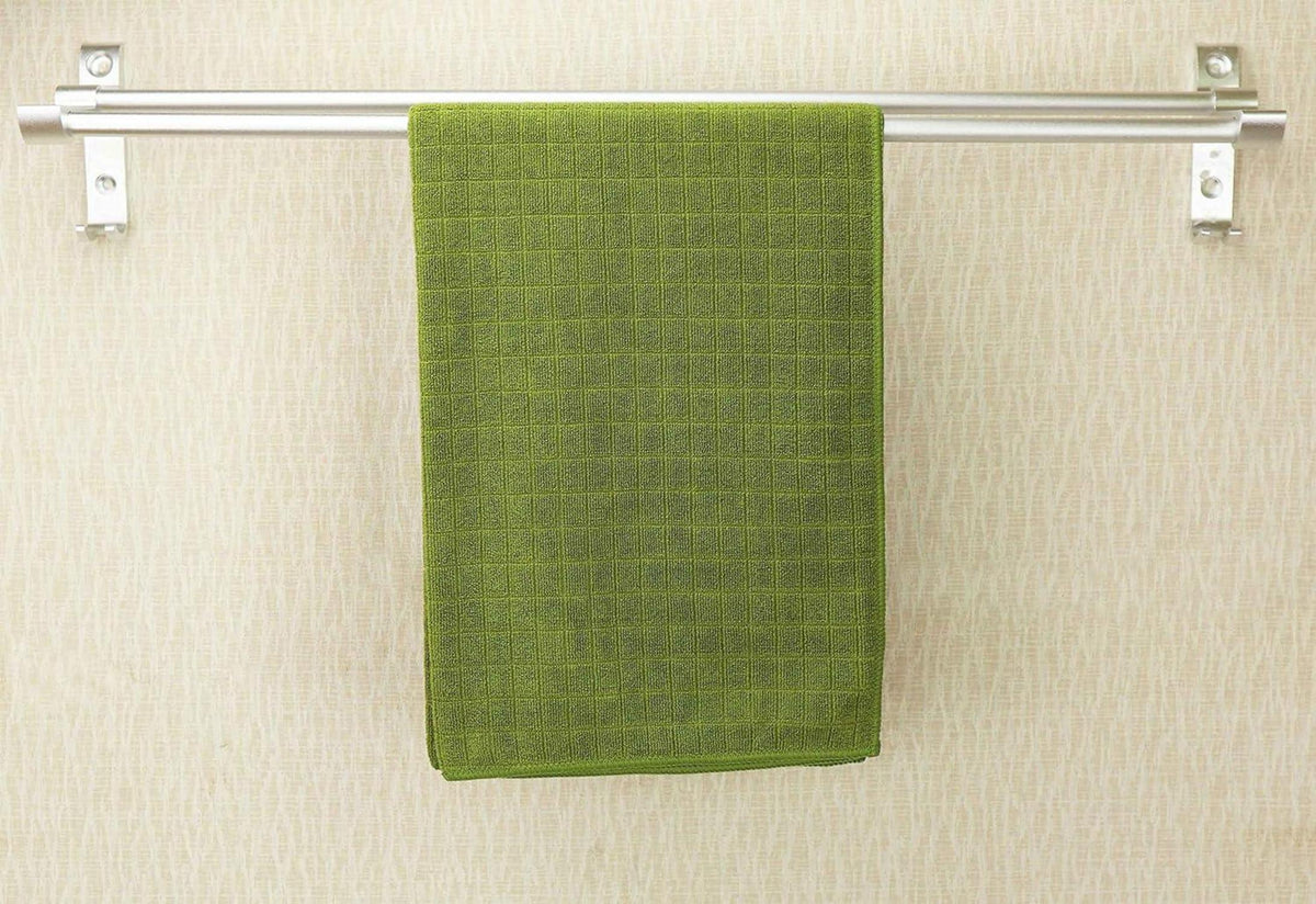 8er-Set Microfaser Küchentücher 45x65cm Grün Saugfähig Fusselfrei