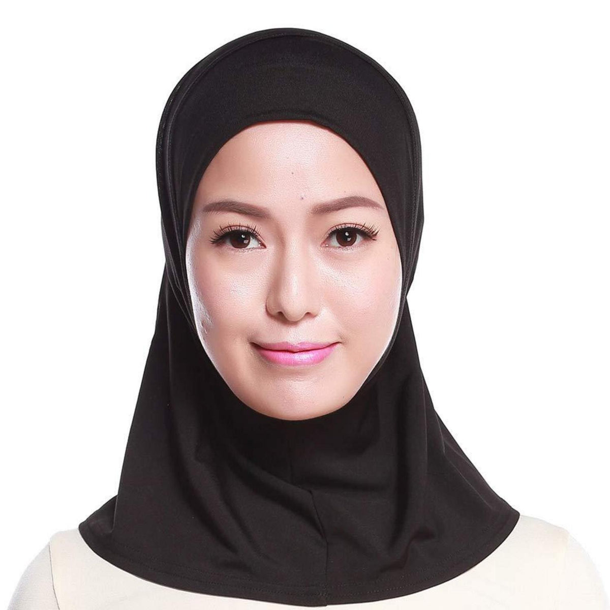 Muslimischer Baumwoll Hijab Schal mit Kapuze – 20 Farben