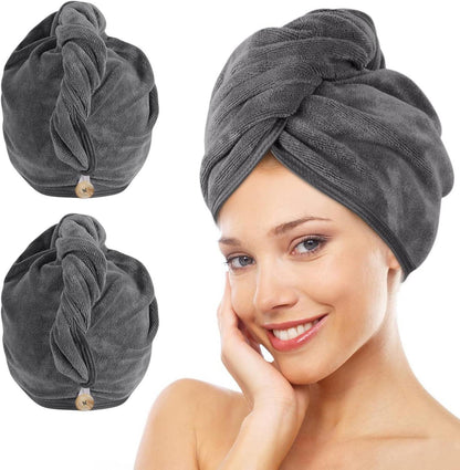 Haarturban Mikrofaser schnelltrocknend weich super saugfähig 30x70cm