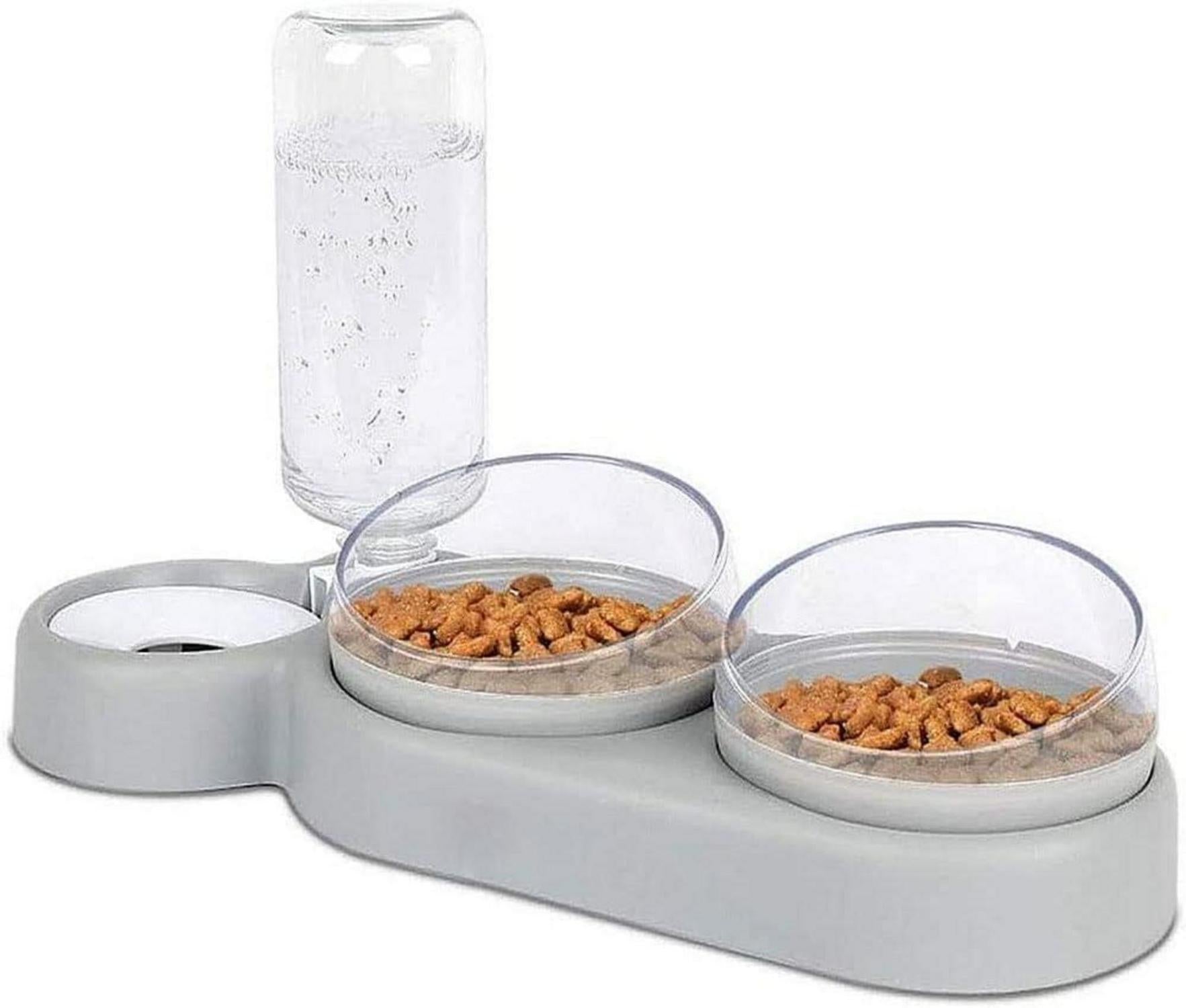 Katzennapf-Set 15° Neigbar Doppelter Futternapf Nass Trockenfutter