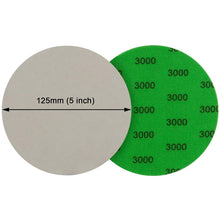 Schleifpapier Klett 125mm 25er Set Körnung 3000-10000 Nass/Trocken