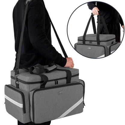 Trunab Notfalltasche Grau mit Trennwänden & Rutschfestem Boden