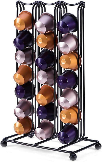 Kapselhalter für Nespresso Original 42 Kapseln Schwarz