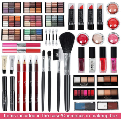 Professionelles Make-up Set mit Schminkkoffer – Geschenk für Damen