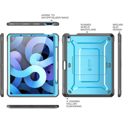 Robuste Hülle mit Ständer für 10,9 Zoll iPad Air, Blau