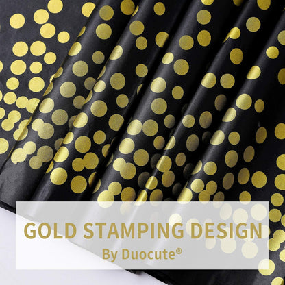 2er Pack Schwarzgold Party Tischdecke 137cm x 274cm für