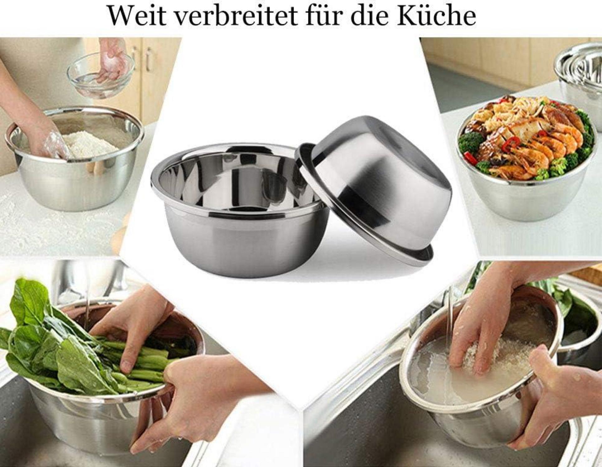 Edelstahl Schüssel Multifunktional Rührschüssel