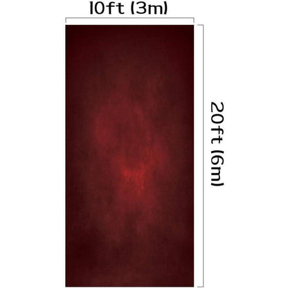Fotohintergrund 3x6m Farbverlauf Rot Schwarz Samt Textur