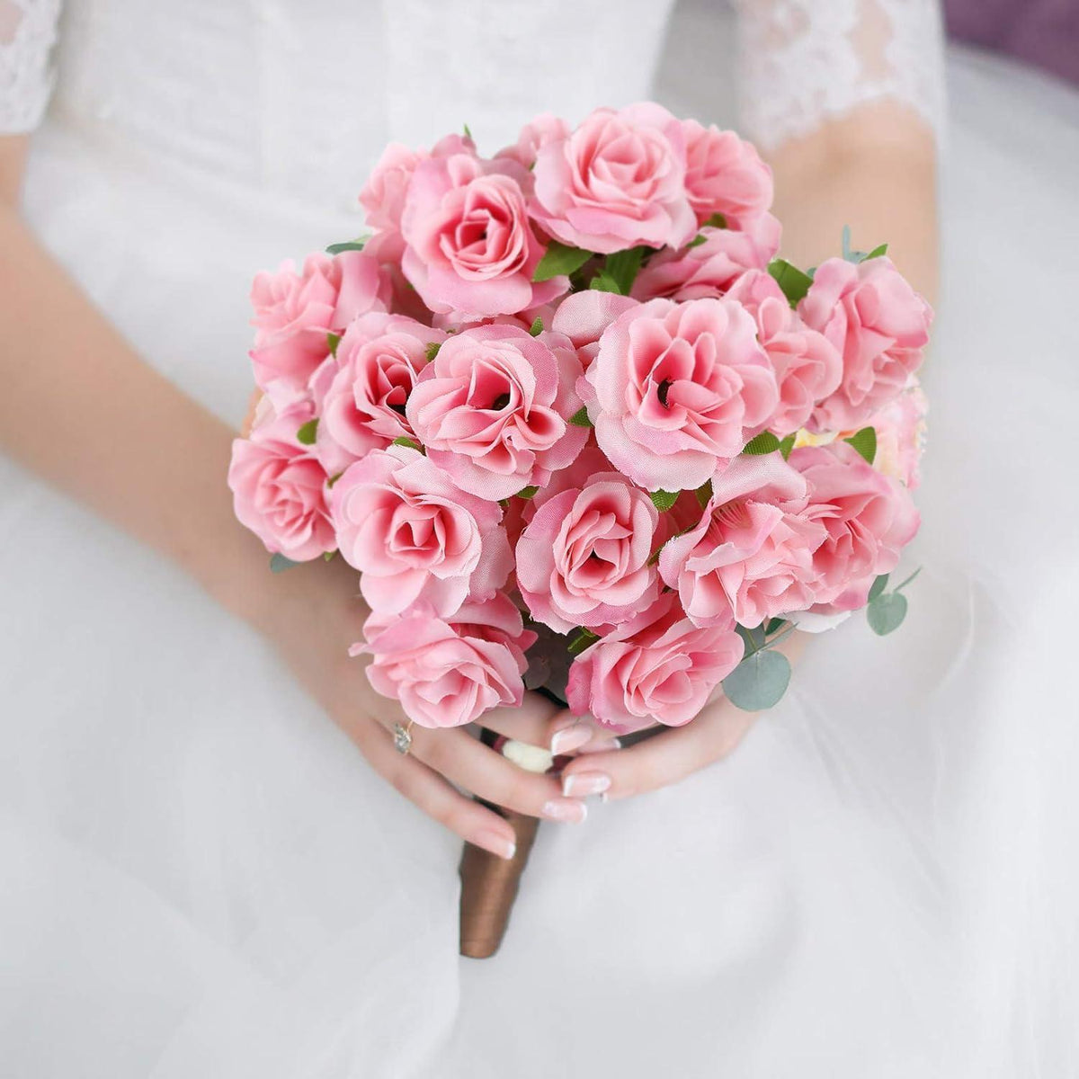 Künstliche Rosenköpfe Rosa 50 Stück Ø 4cm Deko DIY