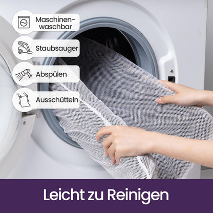 Fußmatte Innen rutschfest Grau-blau 90x150 cm