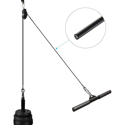 Fitness Stahlseil für Latzug Kabelzug 100kg 2,5m
