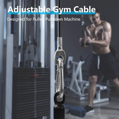 Fitness Stahlseil für Latzug & Kraftstation, 3m