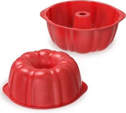 Silikon Gugelhupfform Antihaftbeschichtet 17.5 cm 1 Stück